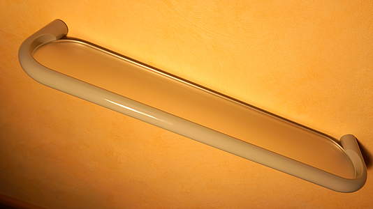 Hewi Serie 477 Ablage 600mm lichtgrau mit weißer Glasplatte; 477.03.10005 97 